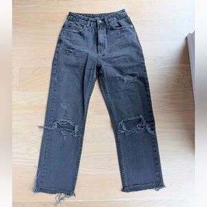Ksubi Distressed Black Jeans - Sz 25